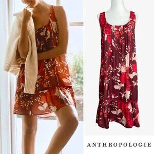 NEW with tags Anthropologie (TINY) Ruffled Mini Dress